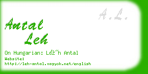 antal leh business card
